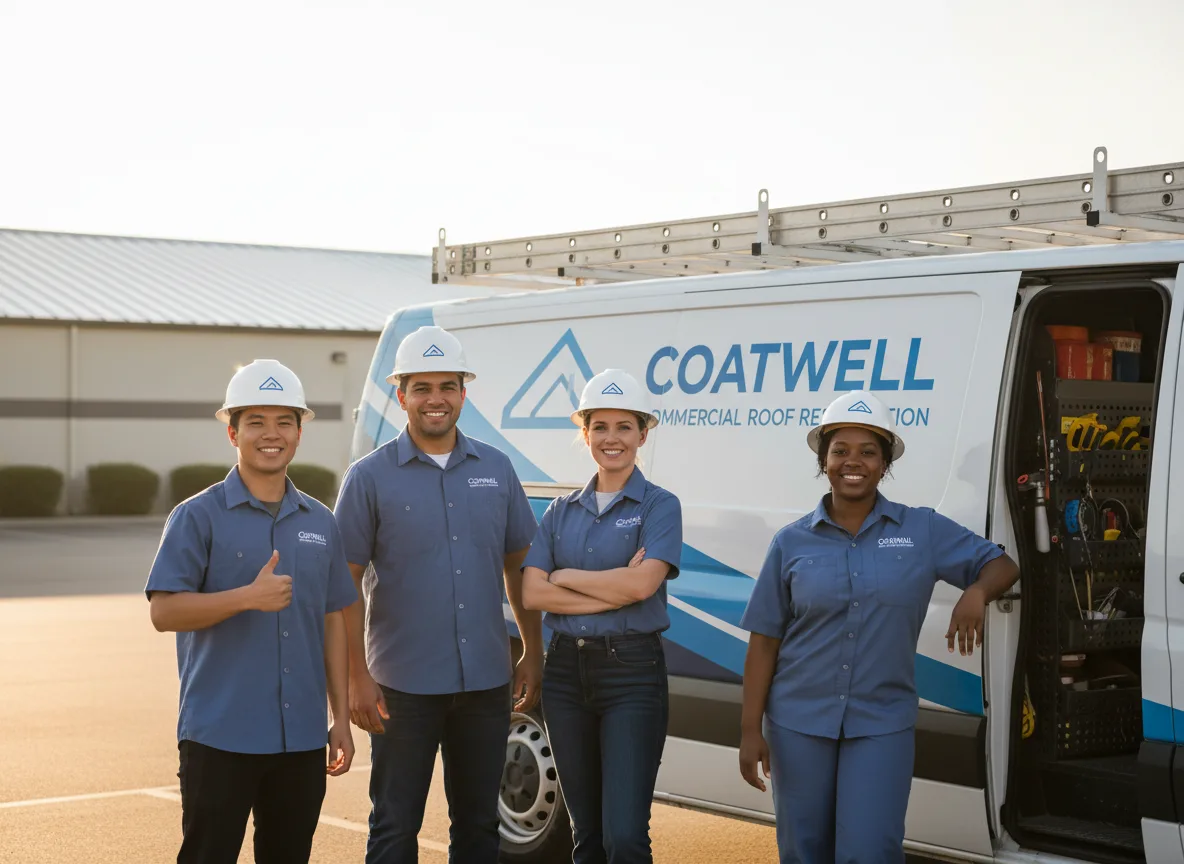 Commercial roof coating company in Marlin, WA